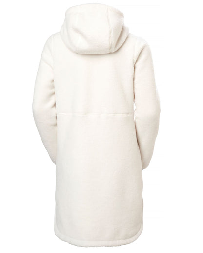 Snow Coloured Helly Hansen Womens Imperial Long Pile Jacket 2 on white background 