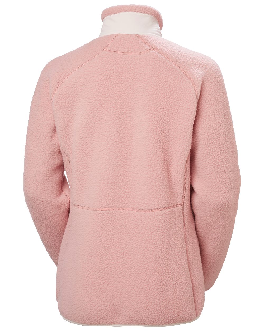 Pink Shake Coloured Helly Hansen Womens Imperial Pile Block Jacket on White Background 