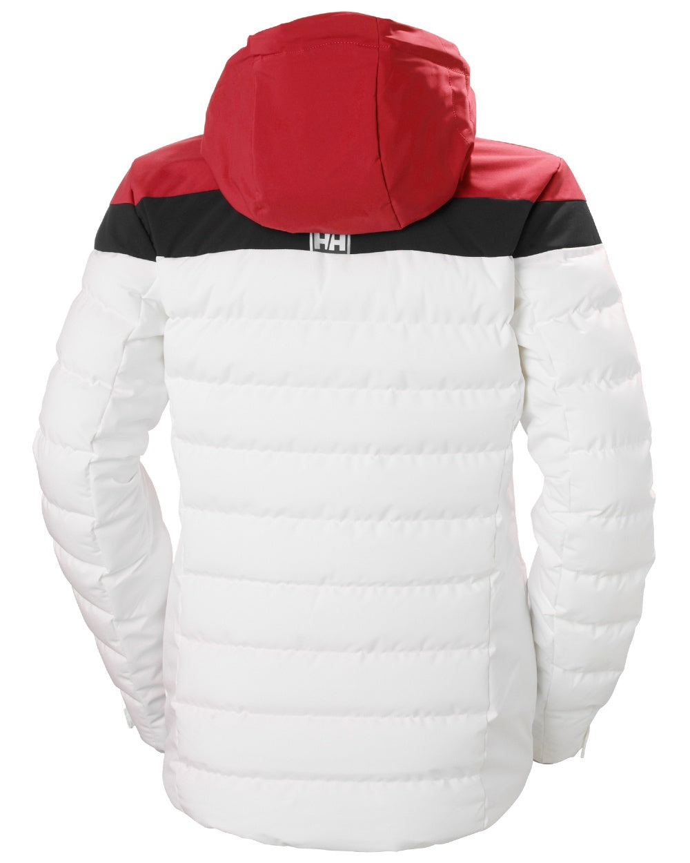 White Coloured Helly Hansen Womens Imperial Puffy Jacket on white background 