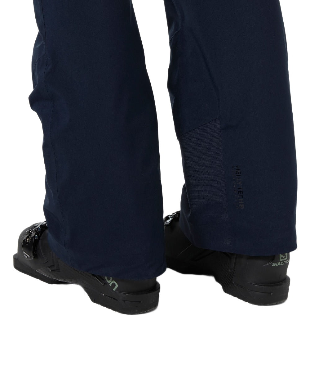Navy Coloured Helly Hansen Womens Legendary Insulated Bib Pants on white background 