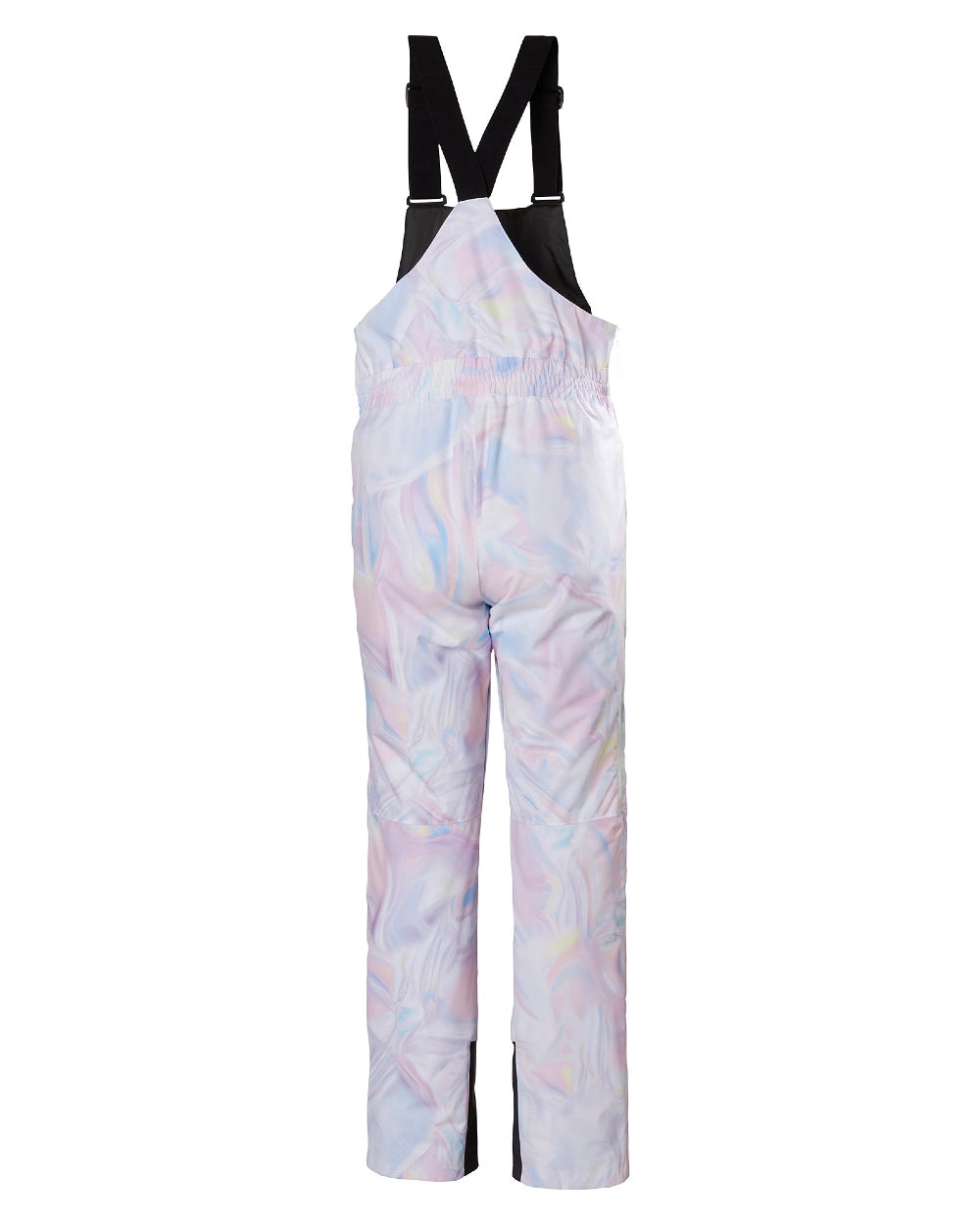 Reflections Aop Coloured Helly Hansen Womens Legendary Insulated Bib Pants on white background 