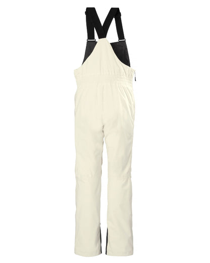 Snow Coloured Helly Hansen Womens Legendary Insulated Bib Pants on white background 