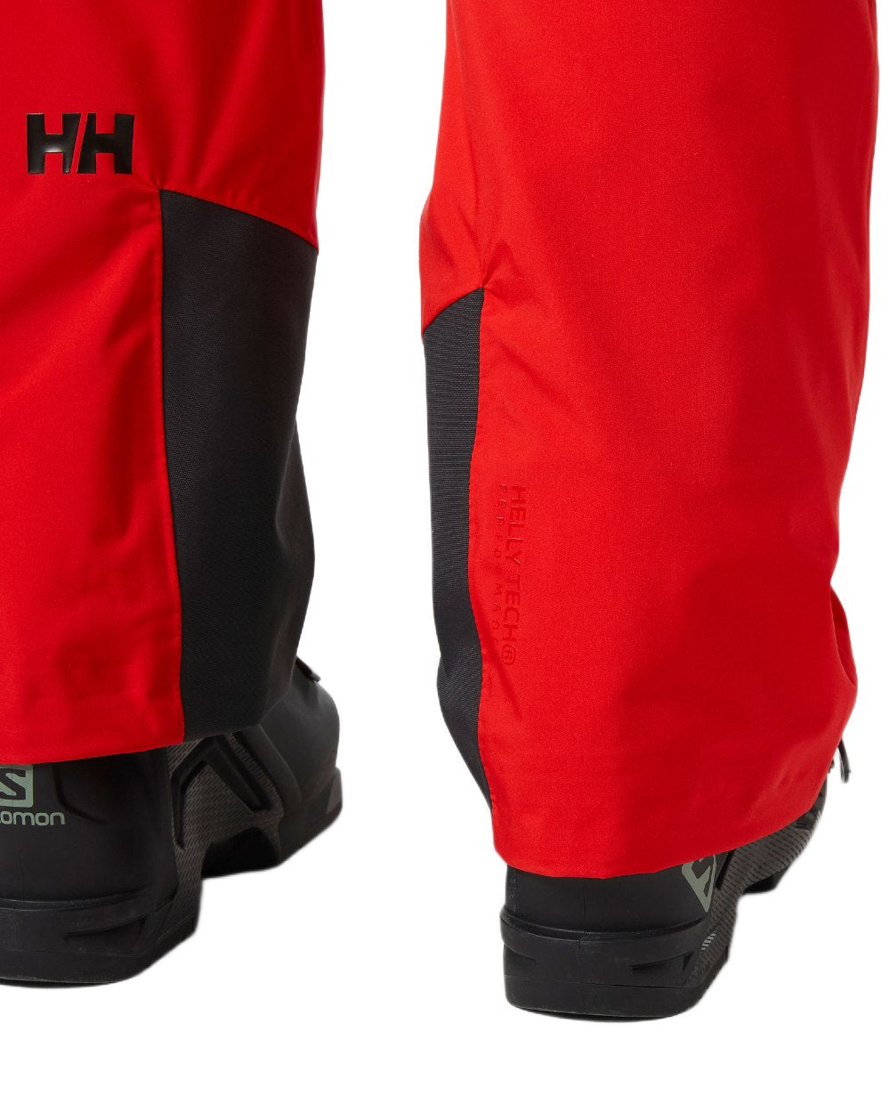 Alert Red Coloured Helly Hansen Womens Legendary Insulated Ski Pants on white background 
