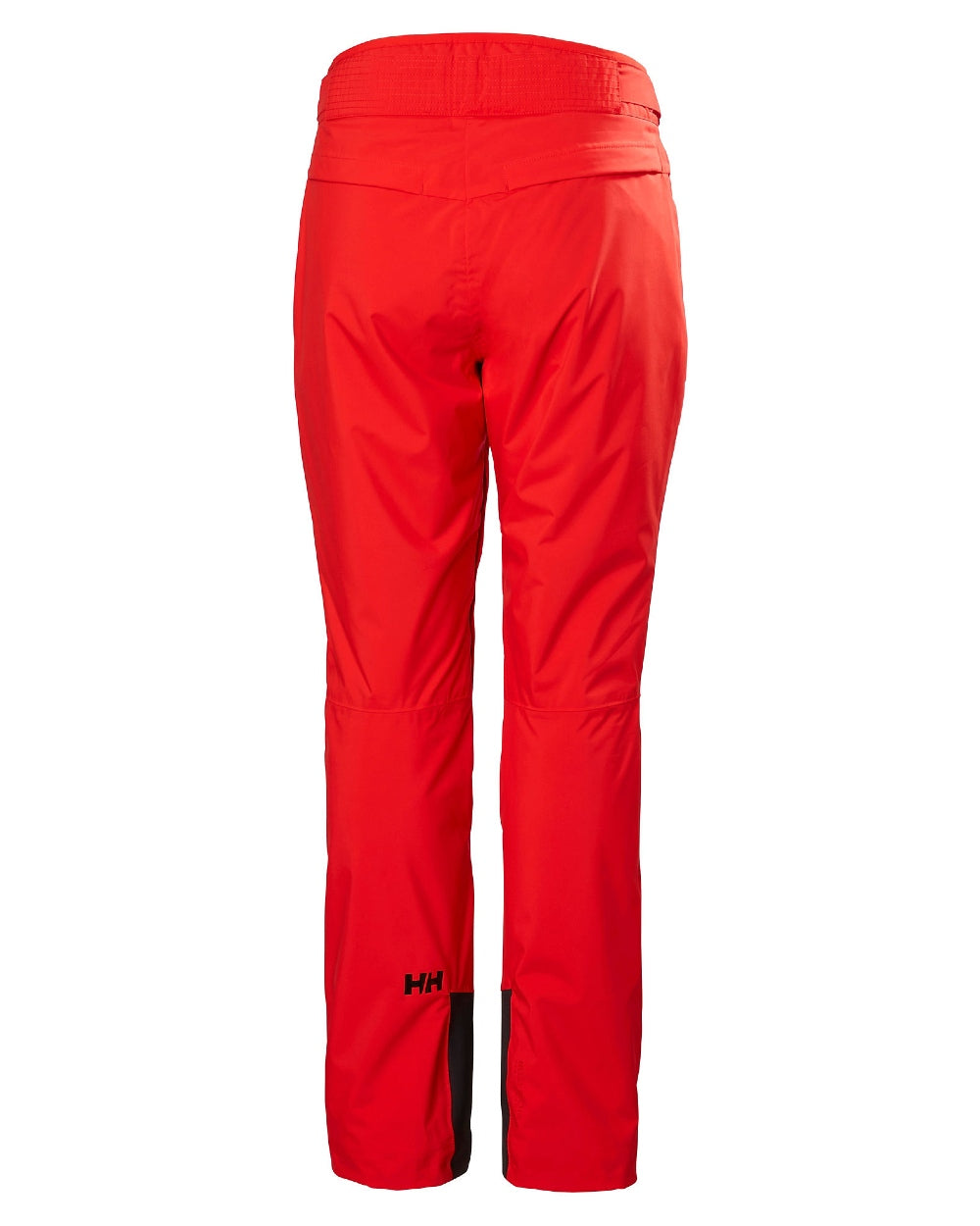 Alert Red Coloured Helly Hansen Womens Legendary Insulated Ski Pants on white background 