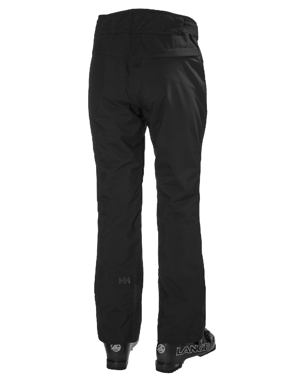 Black Coloured Helly Hansen Womens Legendary Insulated Ski Pants on white background 