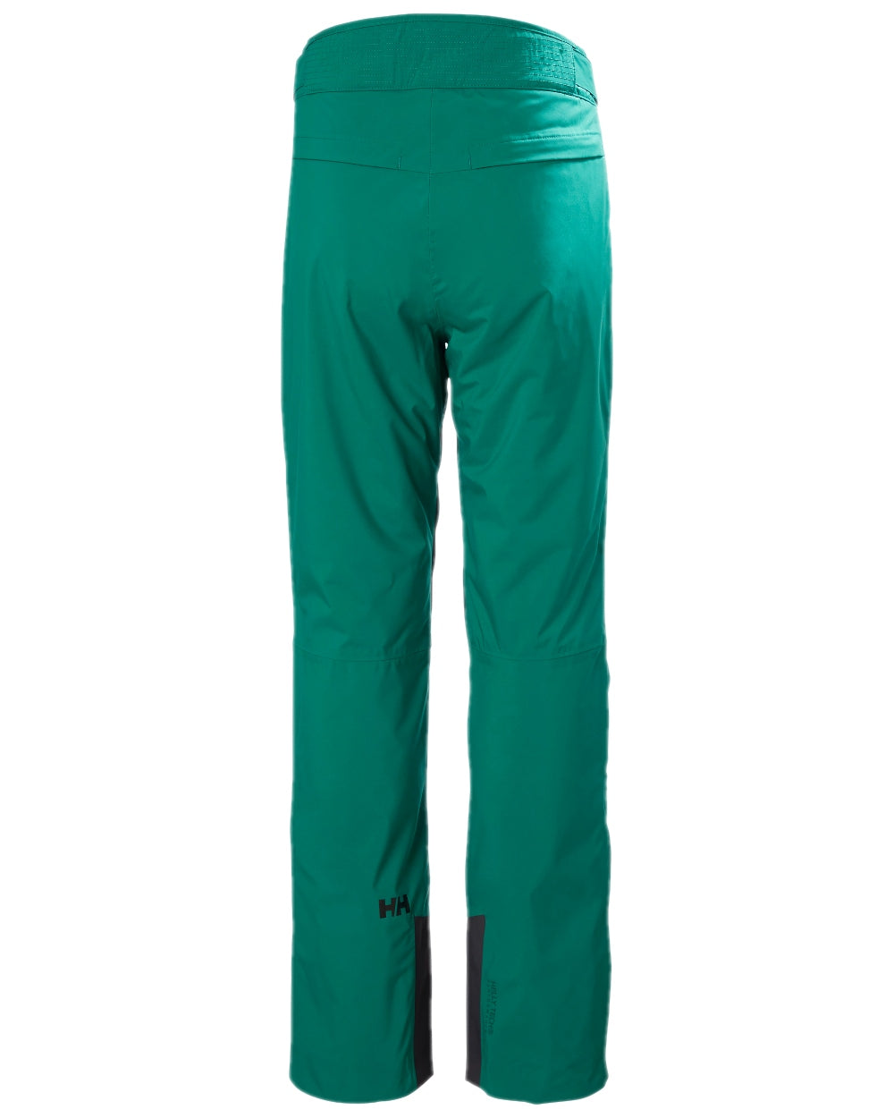 Emerald Coloured Helly Hansen Womens Legendary Insulated Ski Pants on white background 