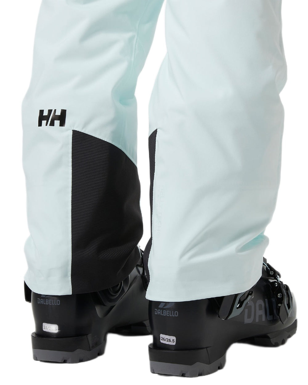 Icicle Coloured Helly Hansen Womens Legendary Insulated Ski Pants on white background 