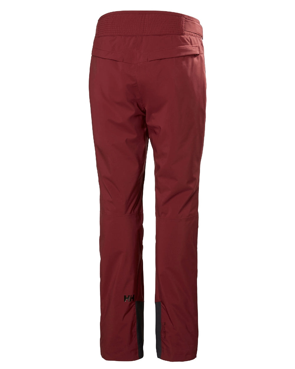 Mars Red Coloured Helly Hansen Womens Legendary Insulated Ski Pants on white background 