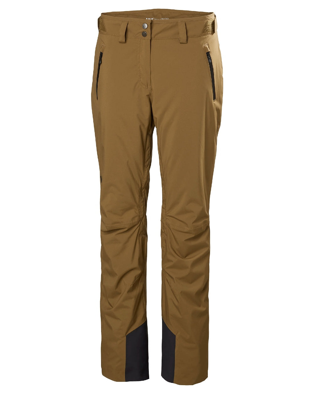 Sepia Coloured Helly Hansen Womens Legendary Insulated Ski Pants on white background 