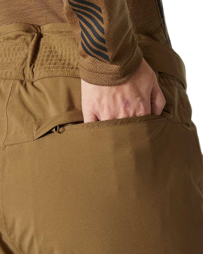 Sepia Coloured Helly Hansen Womens Legendary Insulated Ski Pants on white background 