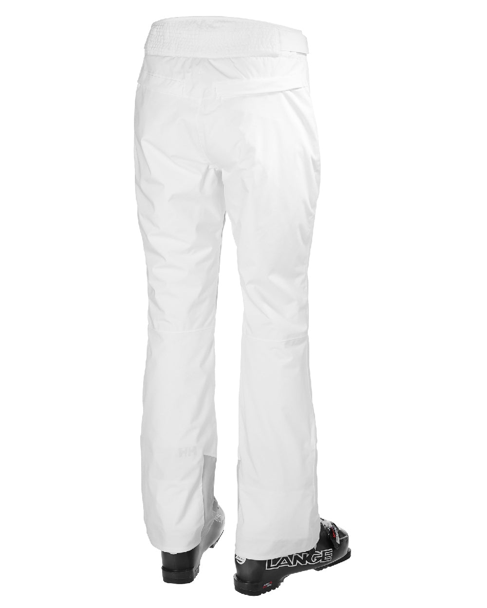 White Coloured Helly Hansen Womens Legendary Insulated Ski Pants on white background 