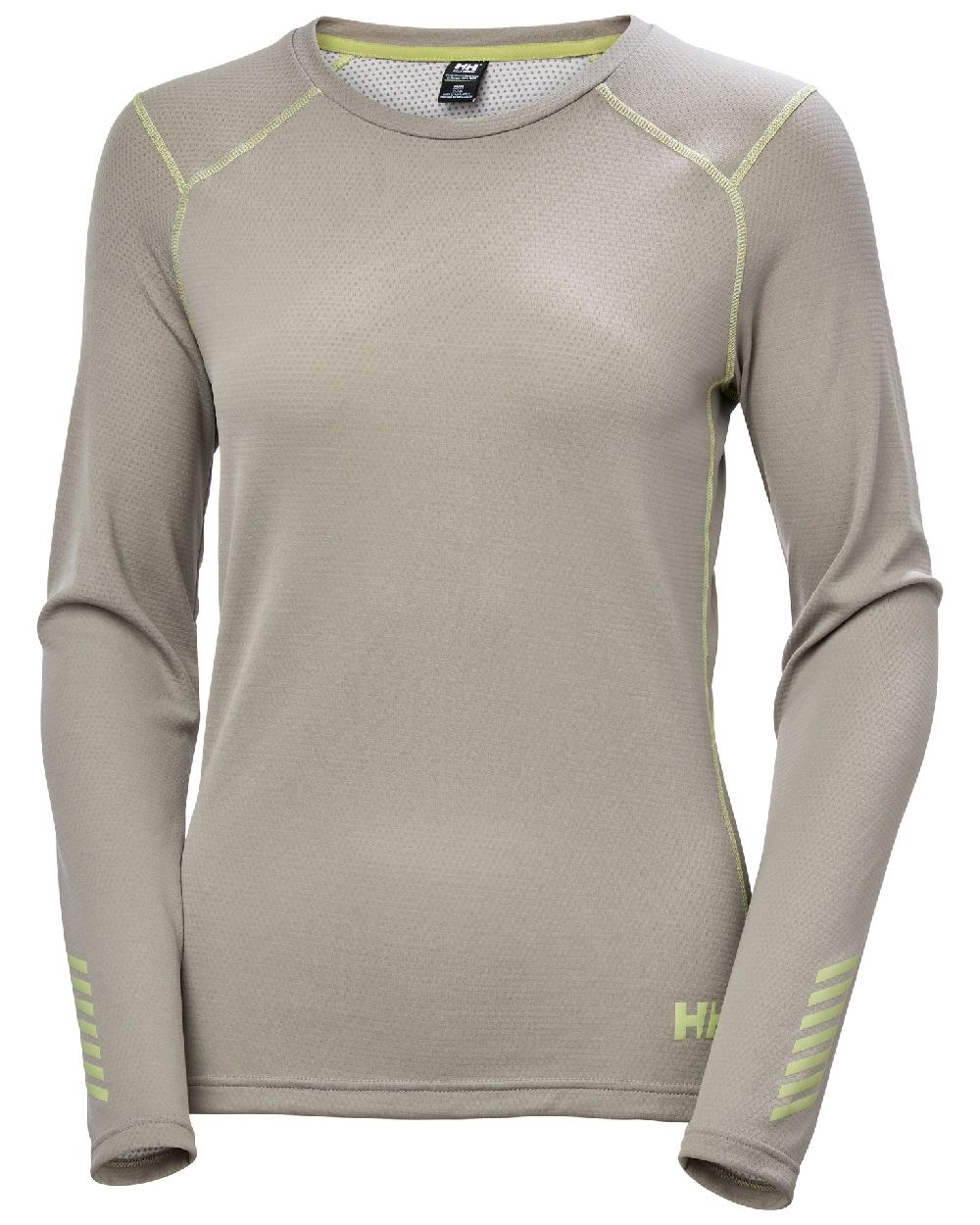 Terrazzo Coloured Helly Hansen Womens Lifa Active Crew Base Layer on white background 