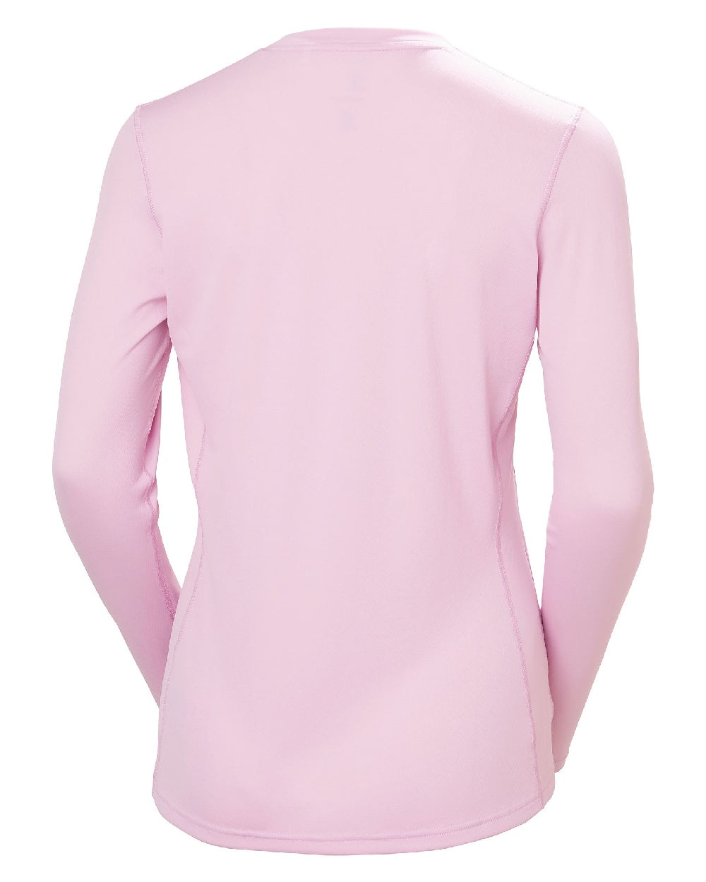 Cherry Blossom coloured Helly Hansen Womens Lifa Active Solen Long Sleeve Base Layer on white background 