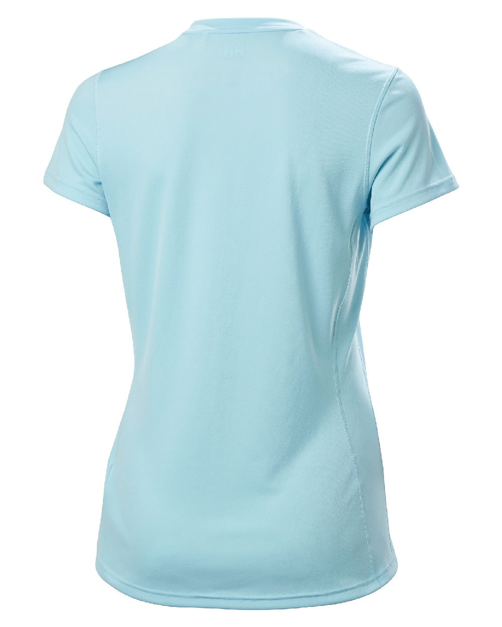 Light Cyan coloured Helly Hansen Womens Lifa Active Solen T-Shirt on white background 