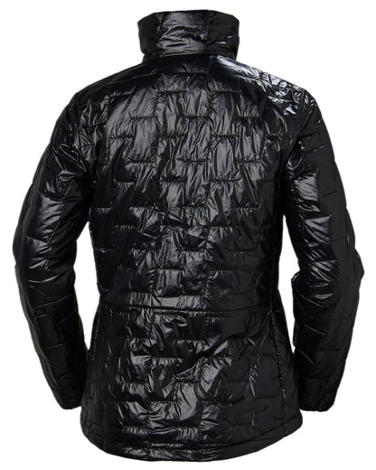 Black Coloured Helly Hansen Womens Lifaloft Insulator Jacket on white background 