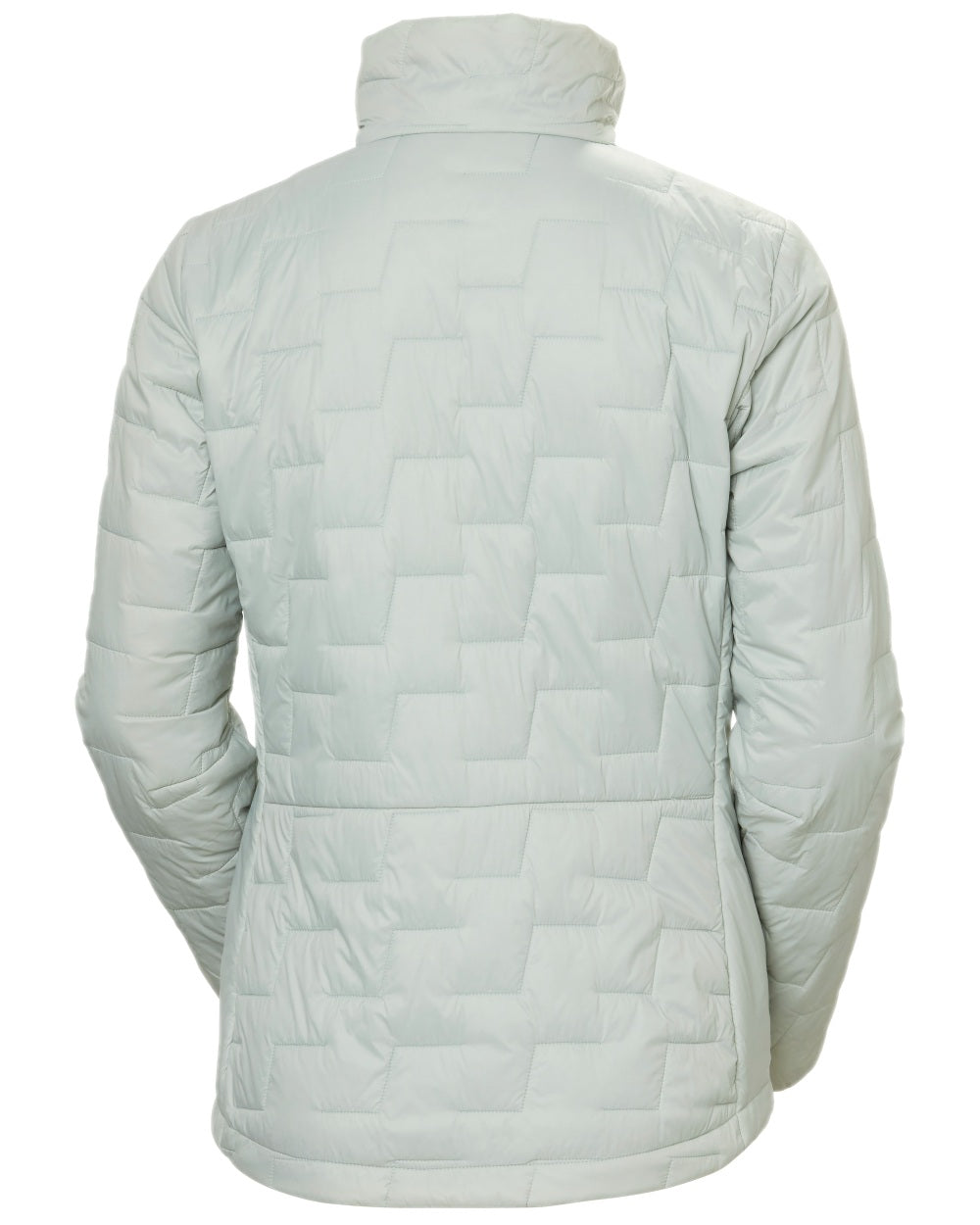 Green Mist Coloured Helly Hansen Womens Lifaloft Insulator Jacket on white background 