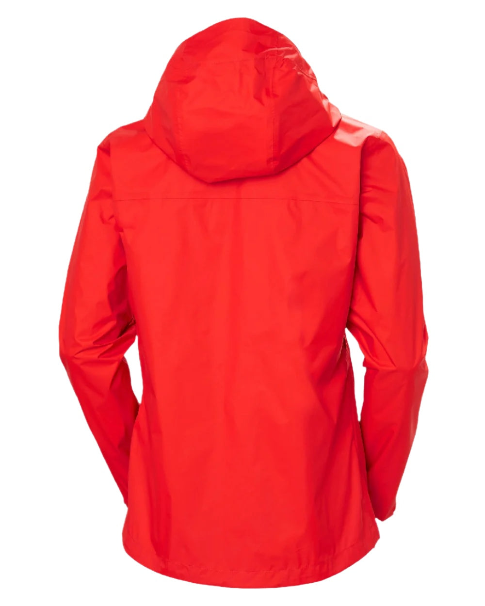 Alert Red coloured Helly Hansen Womens Loke Jacket 2.0 on white background 