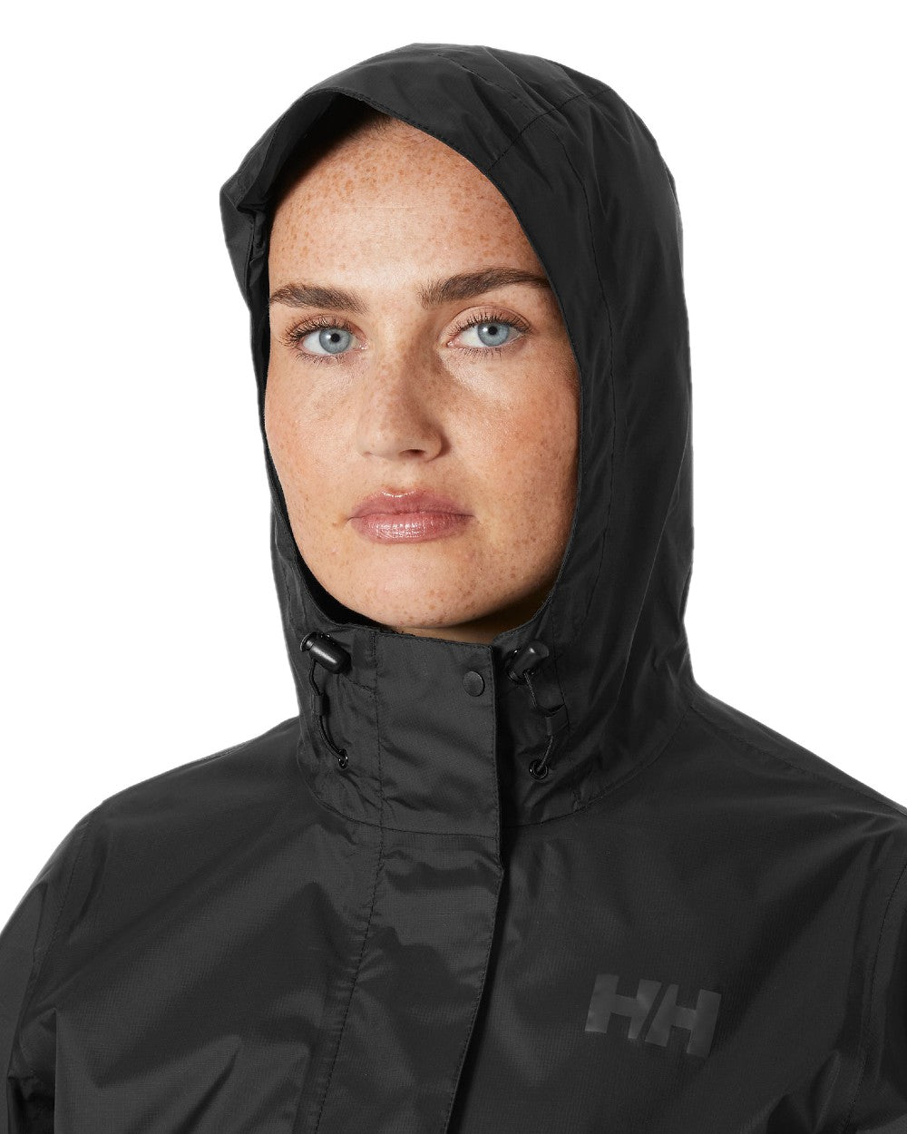 Black coloured Helly Hansen Womens Loke Jacket 2.0 on white background 