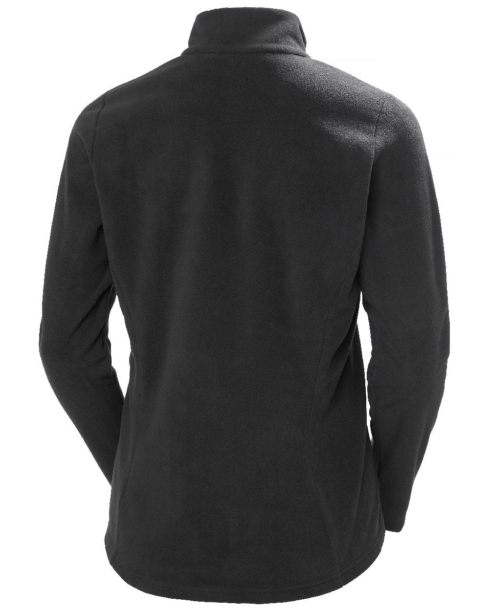 Black Coloured Helly Hansen Womens Maridalen Fleece Jacket on White Background 