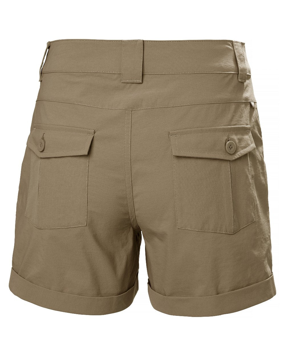 Bedrock coloured Helly Hansen Womens Maridalen Shorts on white background 