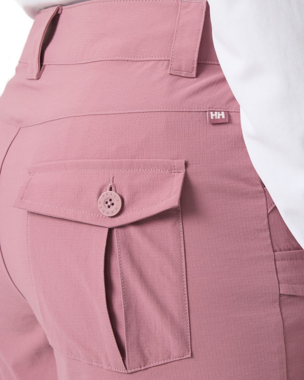 Wildberry coloured Helly Hansen Womens Maridalen Shorts on white background 