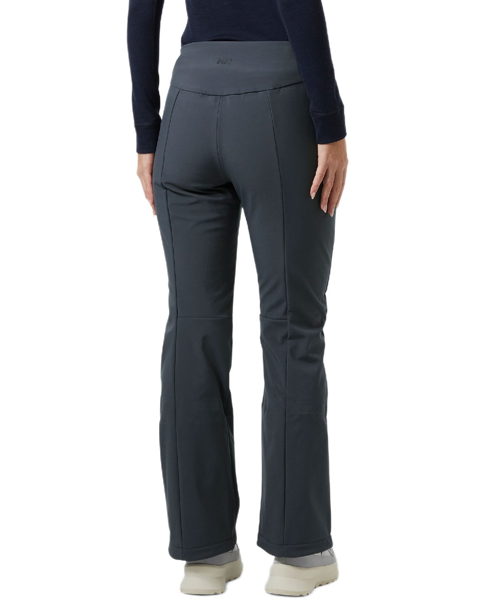 Alpine Frost Coloured Helly Hansen Womens Nora Softshell Pants on white background 