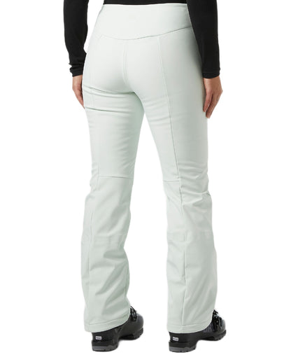 Seafoam Coloured Helly Hansen Womens Nora Softshell Pants on white background 