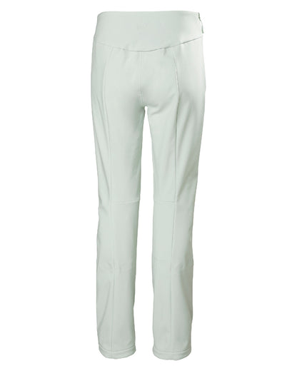Seafoam Coloured Helly Hansen Womens Nora Softshell Pants on white background 