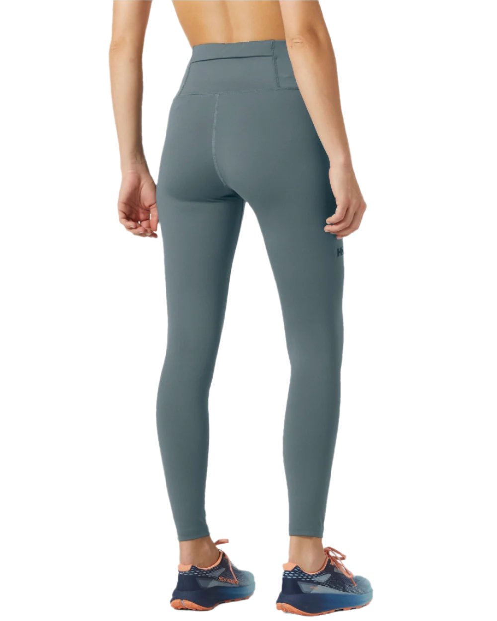 Alpine Frost coloured Helly Hansen Womens HP Leggings on white background 