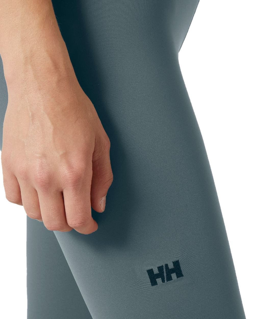 Alpine Frost coloured Helly Hansen Womens HP Leggings on white background 