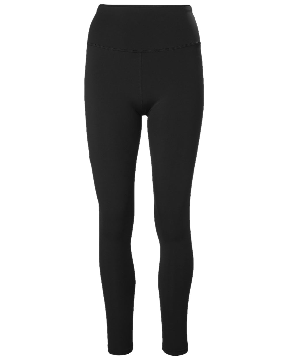 Black coloured Helly Hansen Womens HP Leggings on white background 