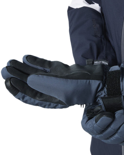 Alpine Frost Coloured Helly Hansen Womens Swift Helly Tech Gloves on white background 