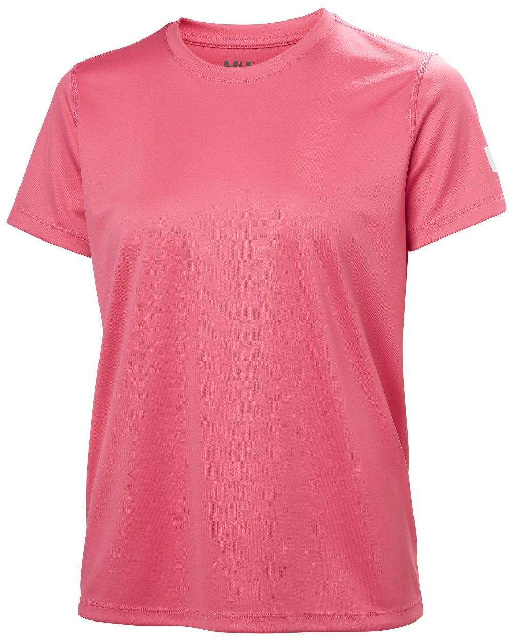 Cascadia Pink coloured Helly Hansen Womens Tech T-Shirt 2.0 on white background 