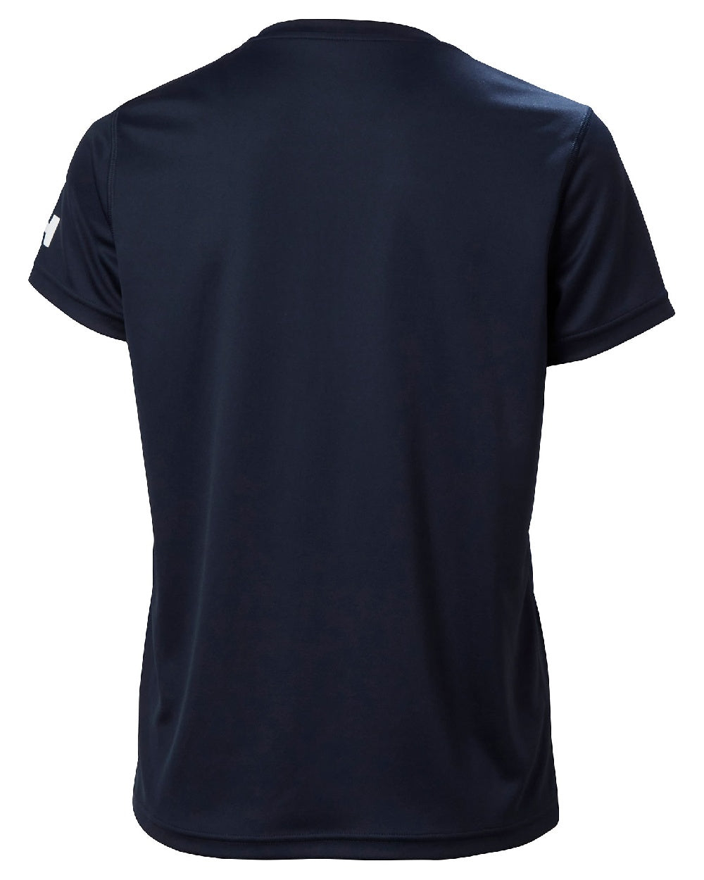 Navy coloured Helly Hansen Womens Tech T-Shirt 2.0 on white background 