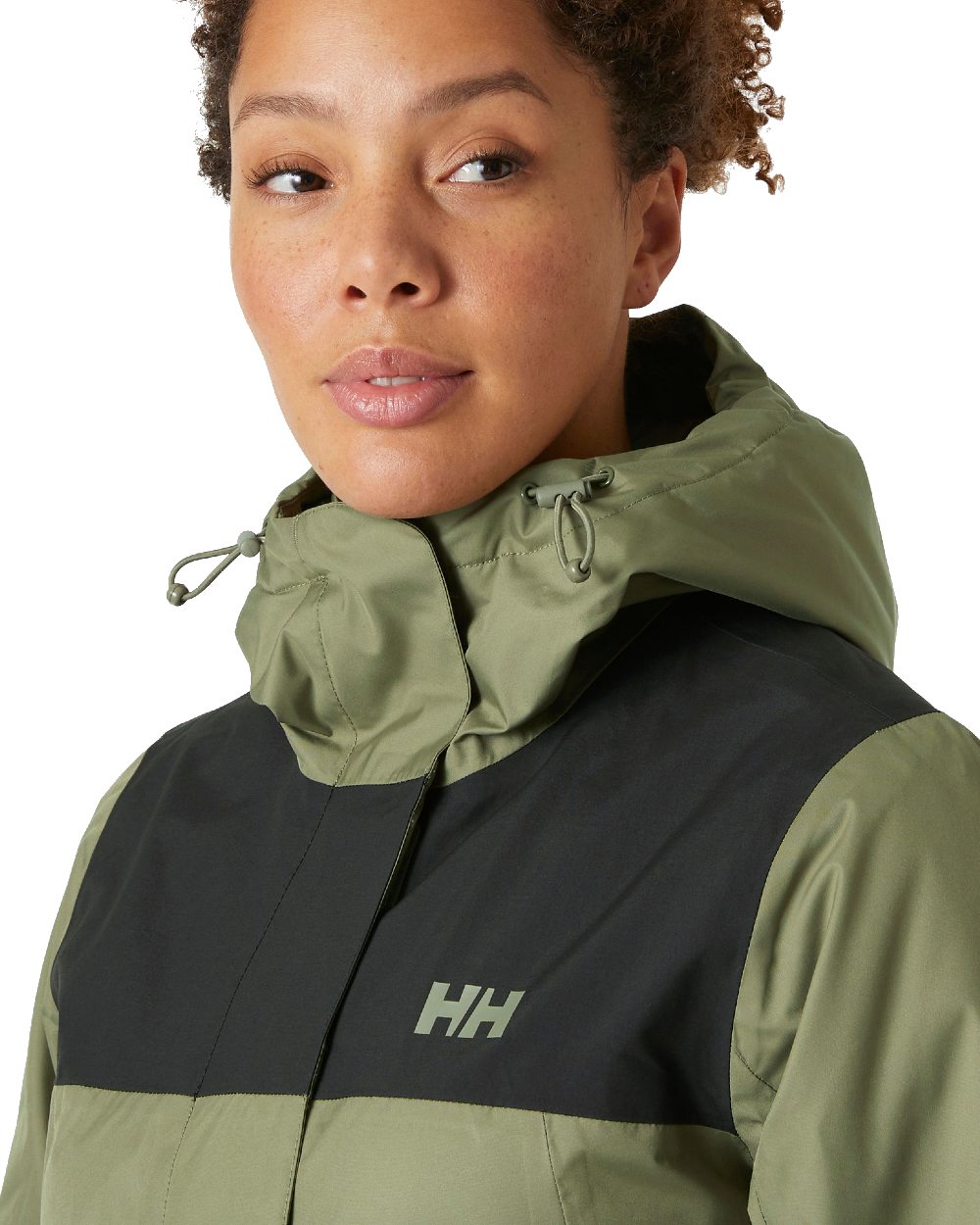 Lav Green coloured Helly Hansen Womens Vancouver Fleece Lined Jacket on white background 