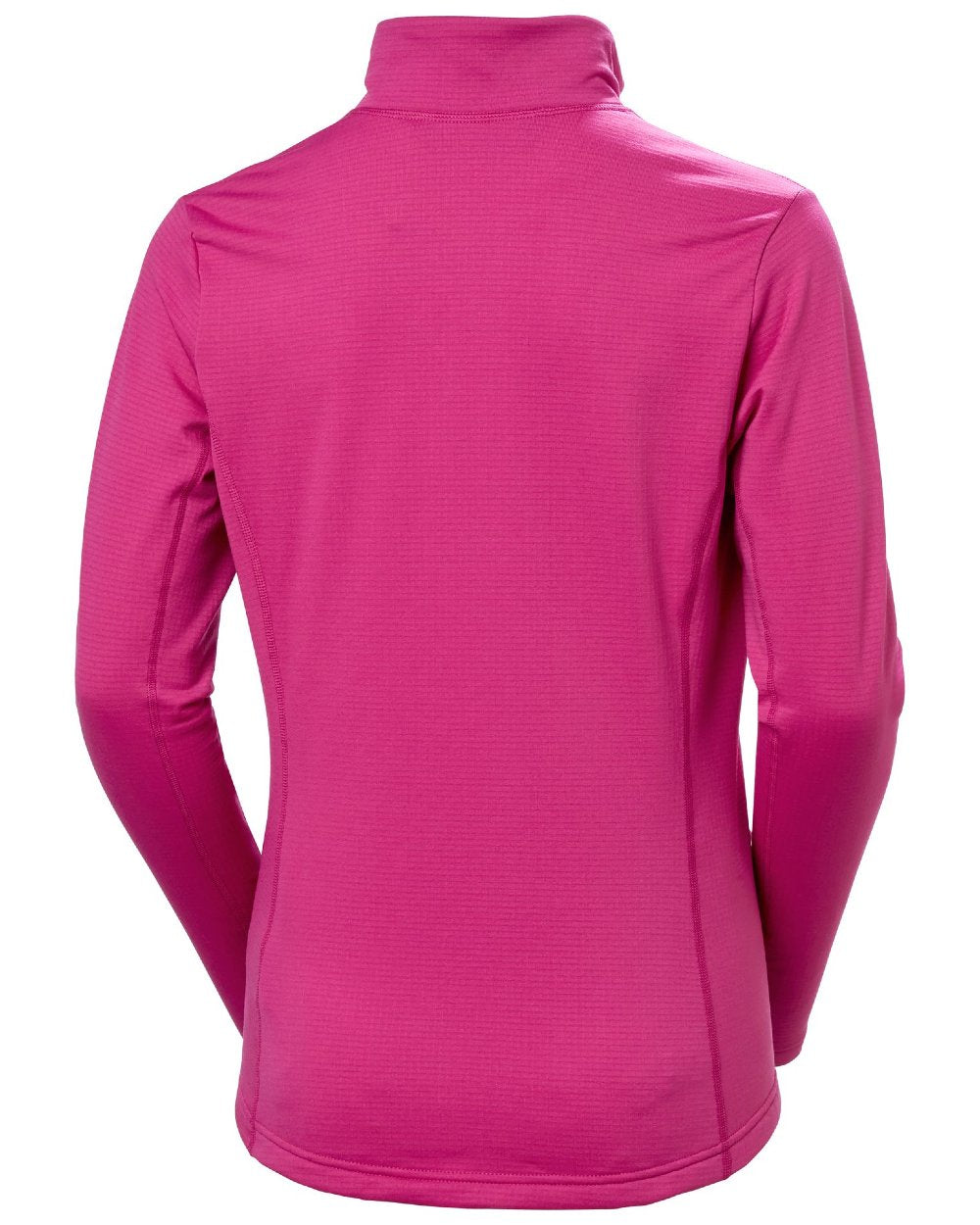 Magenta 2 Coloured Helly Hansen Womens Versalite Fleece Jacket on white background 