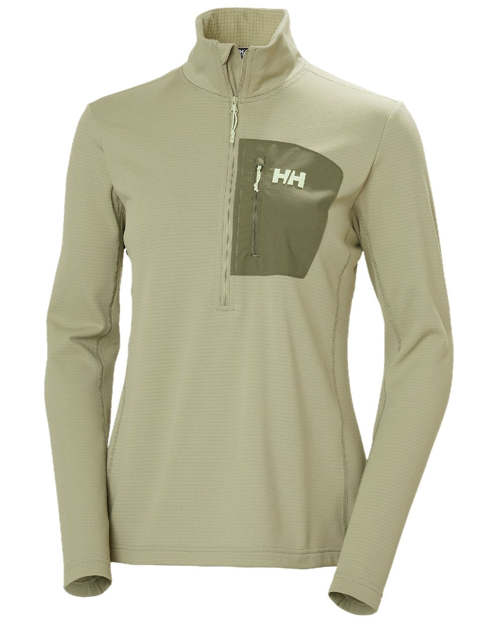 Light Lav coloured Helly Hansen Womens Versalite Half Zip Fleece on white background 