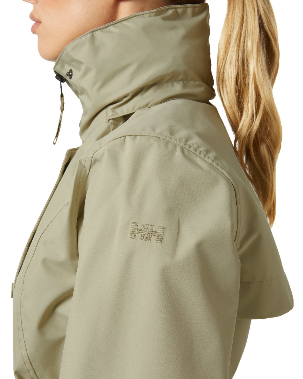 Light Lav Coloured Helly Hansen Womens Welsey II Trench Coat on white background 