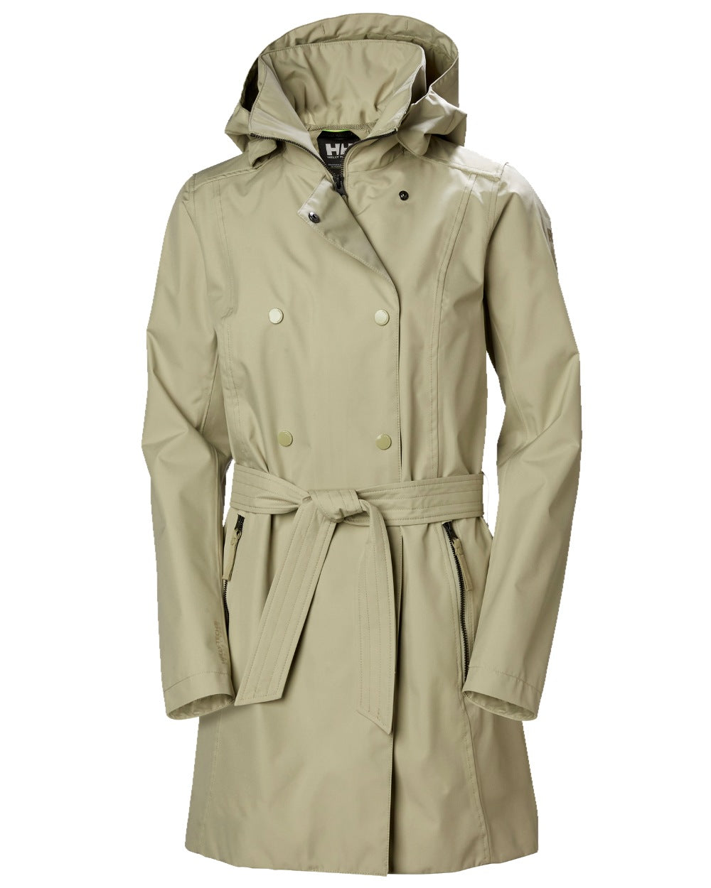 Light Lav Coloured Helly Hansen Womens Welsey II Trench Coat on white background 