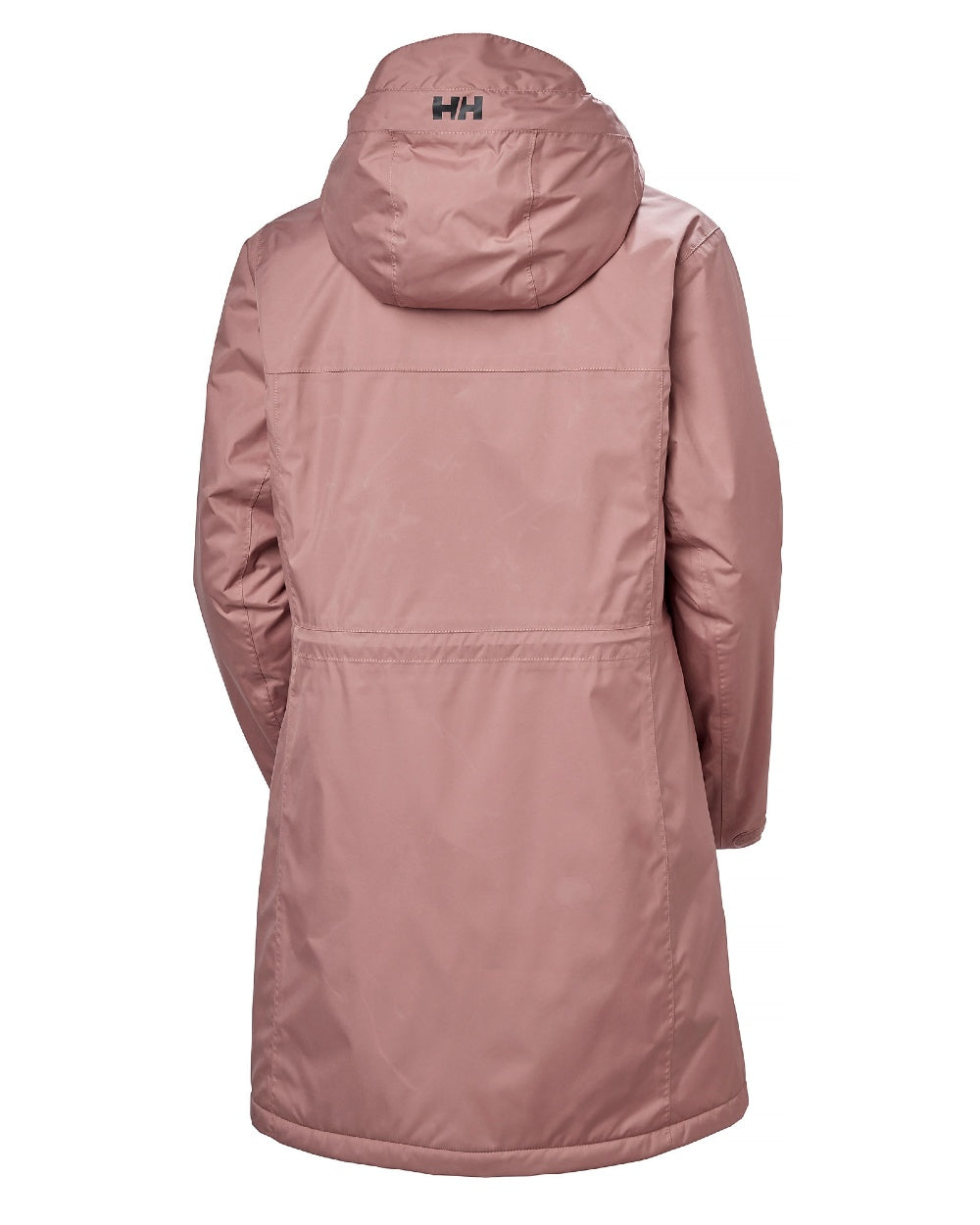 Ash Rose Coloured Helly Hansen Womens Westport Insulated Coat on white background 