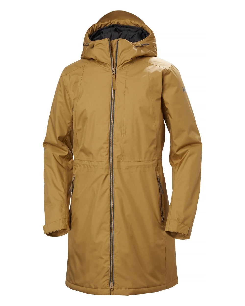 Lynx Coloured Helly Hansen Womens Westport Insulated Coat on white background 