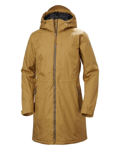 Lynx Coloured Helly Hansen Womens Westport Insulated Coat on white background 