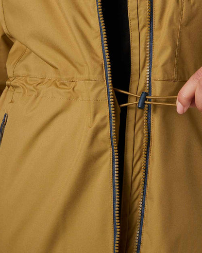 Lynx Coloured Helly Hansen Womens Westport Insulated Coat on white background 