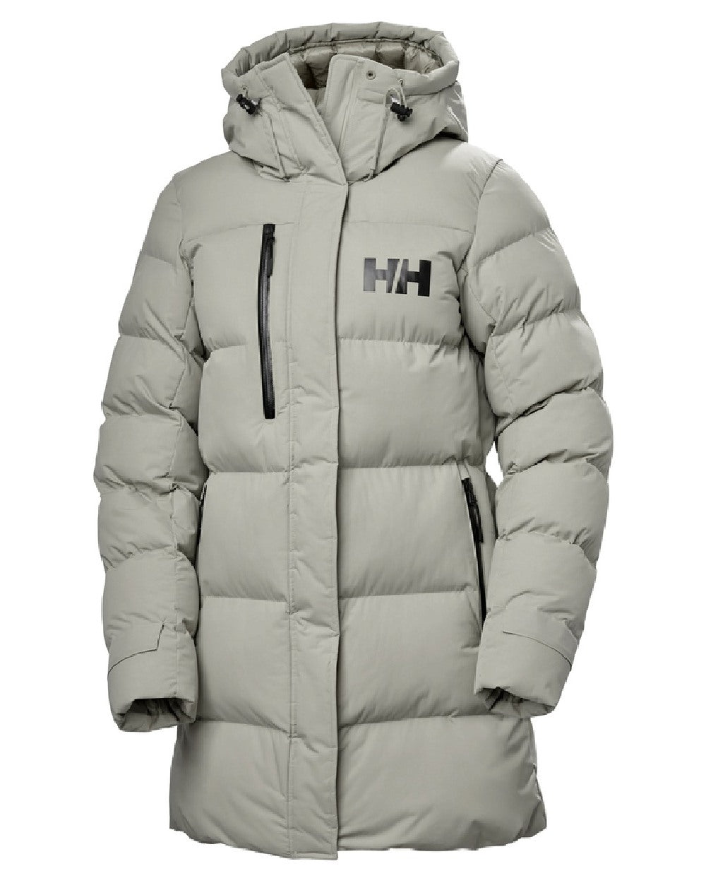 Terrazzo Helly Hansen Adore Ladies Puffy Parka on white background 