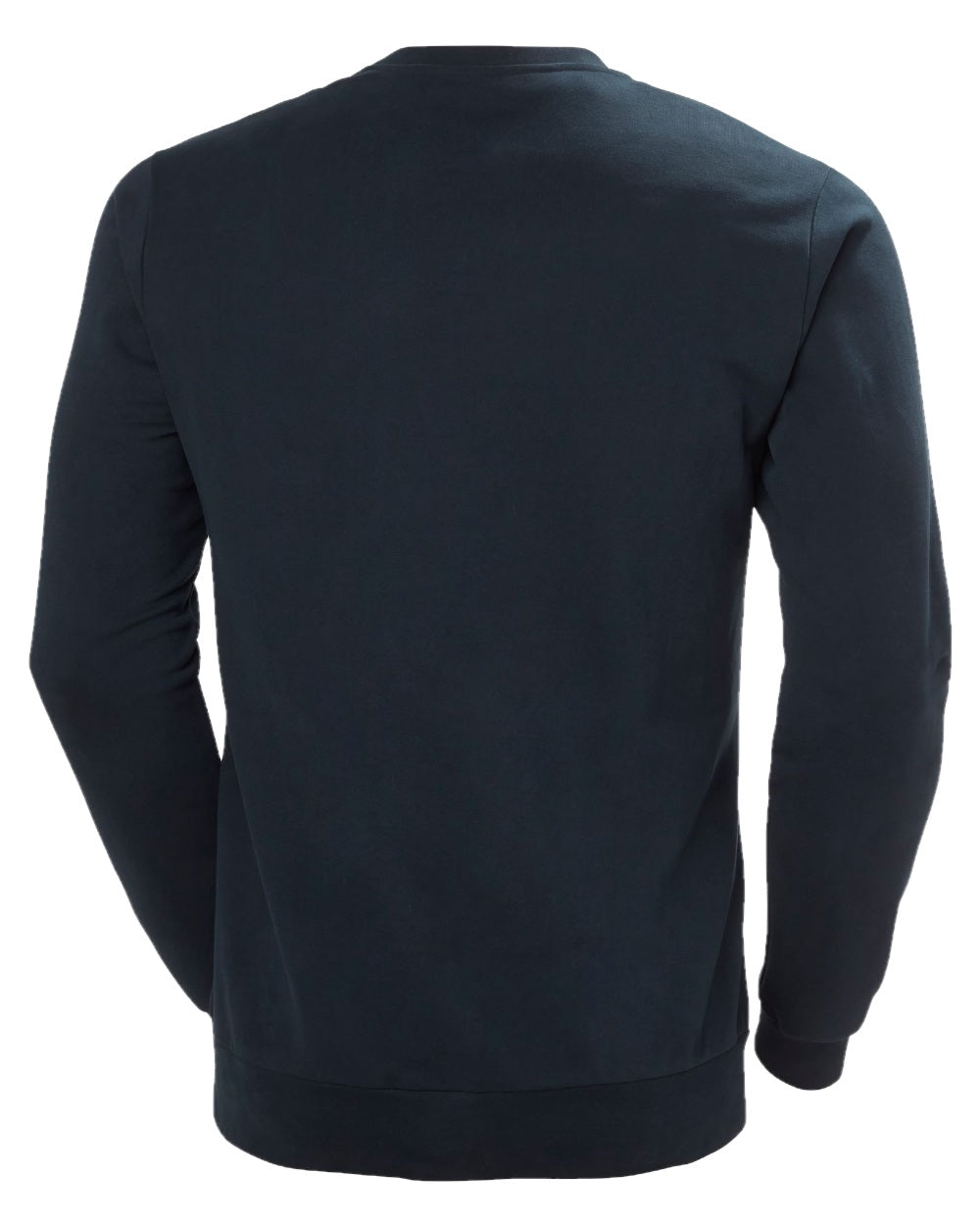 Navy coloured Helly Hansen Logo Crew Sweatshirt 2.0 on white background 