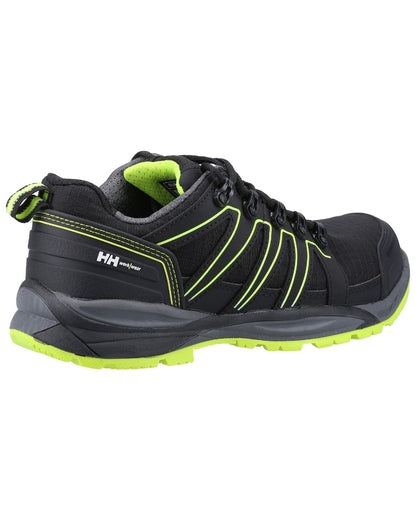 Black/Yellow coloured Helly Hansen Addvis Low S3 Safety Trainer on white background