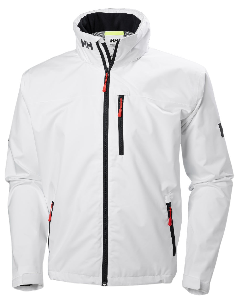 Helly Hansen Crew Hooded Jacket In White 