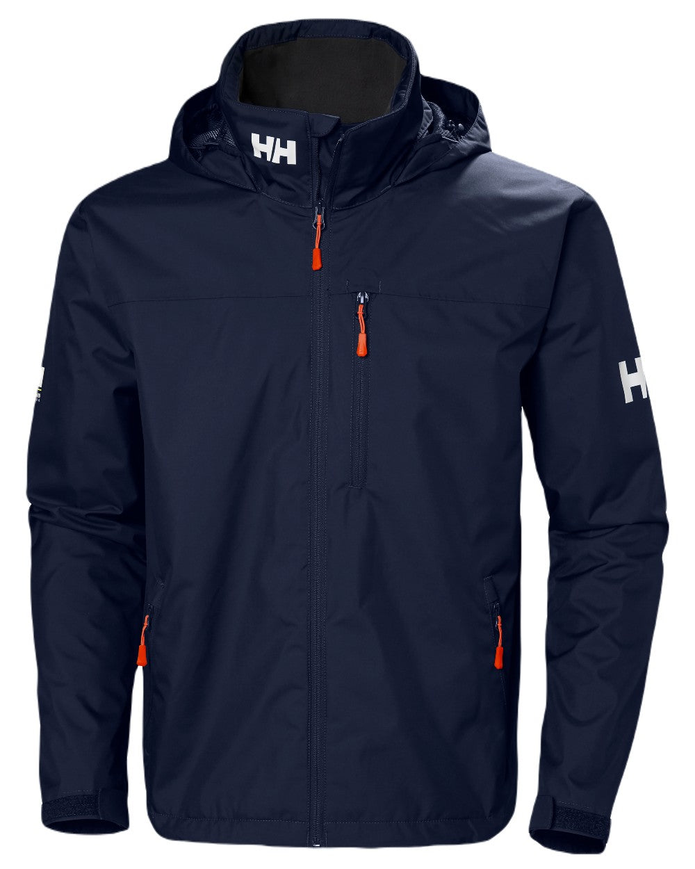 Helly Hansen Crew Hooded Jacket In Navy 