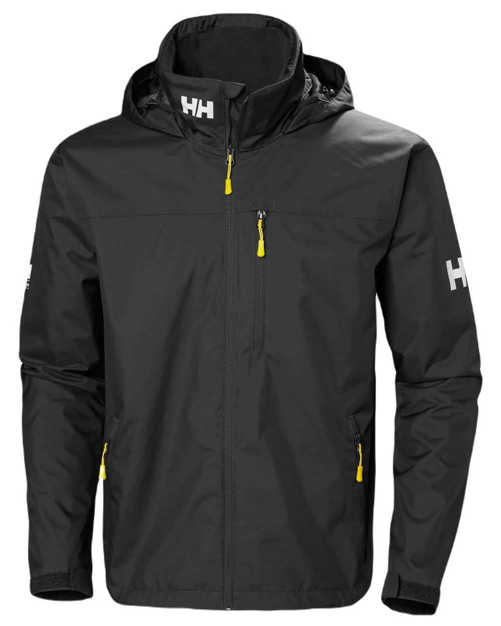 Helly Hansen Crew Hooded Jacket In Black 