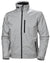 Helly Hansen Men's Fleece Lined Crew Short Jacket In Grey Fog #colour_grey-fog